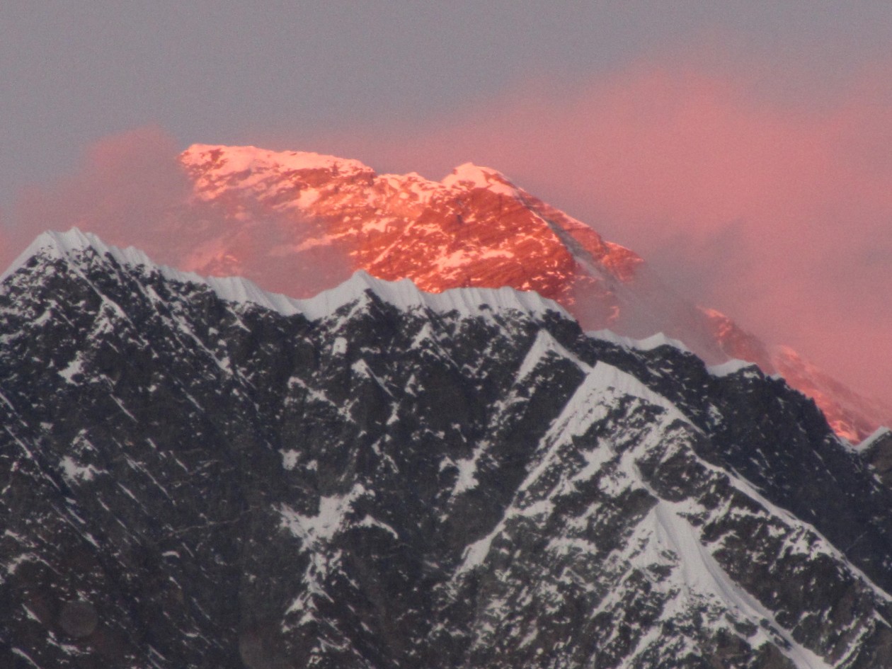 Everest at sunset